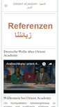 Mobile Screenshot of orient-academy.net